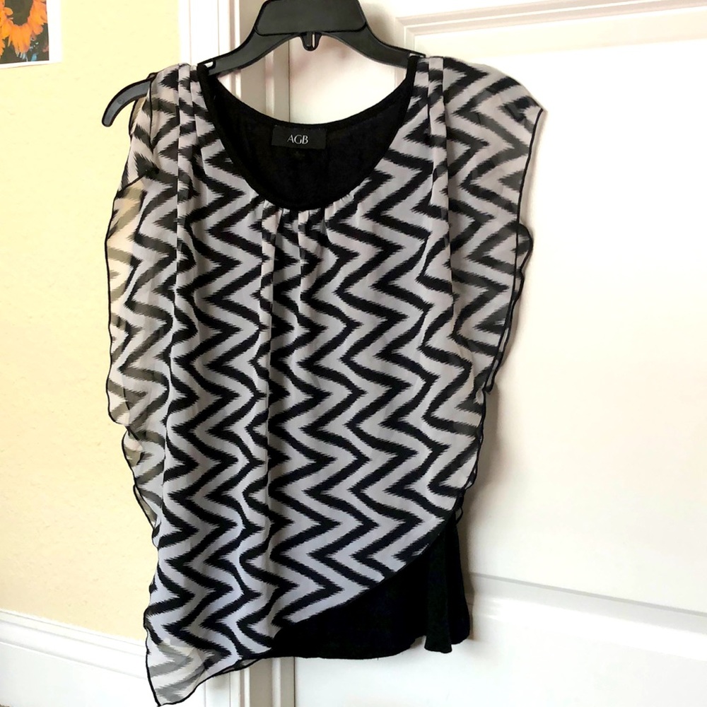 Black and White Blouse!